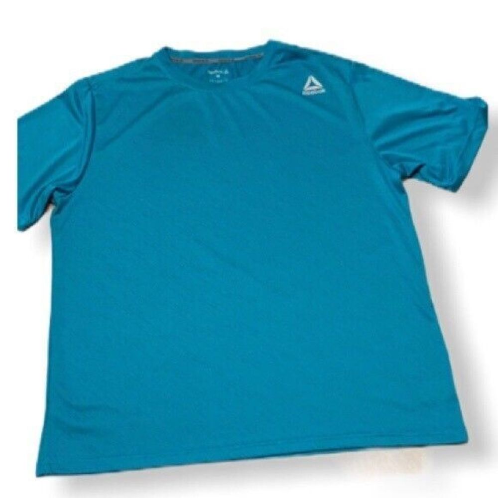 Reebok T-Shirt Short Sleeve Teal Color SIze Medium